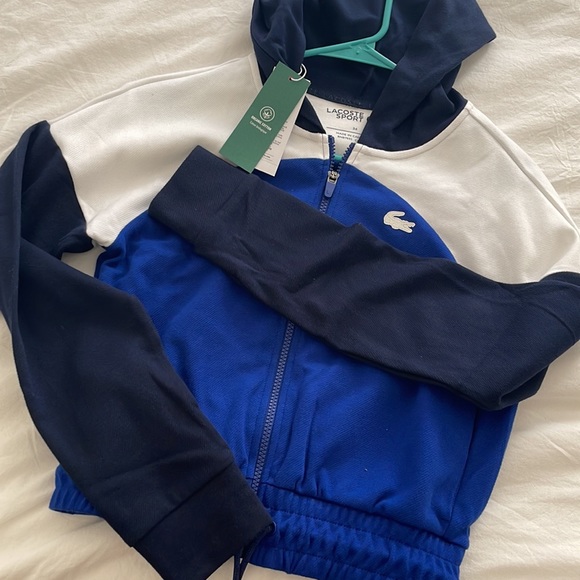 Lacoste Hooded Organic Cotton Zip Sweatshirt - Picture 9 of 9